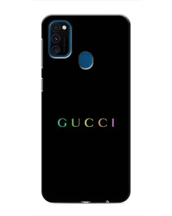 Чехол для Samsung Galaxy M30s (M307) с картинкой «Gucci — неоновый минимализм»