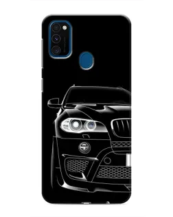 Чехол для Samsung Galaxy M30s (M307) с картинкой «Темный силуэт BMW»