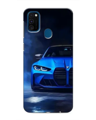 Чехол для Samsung Galaxy M30s (M307) с картинкой «Голубая BMW M4» Чехол для Samsung Galaxy M30s (M307) с картинкой «Голубая BMW M4»