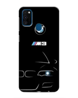 Чехол для Samsung Galaxy M30s (M307) с картинкой «Минималистичный принт BMW M3»