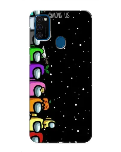 Чехол для Samsung Galaxy M30s (M307) с картинкой «Команда Among Us» Чехол для Samsung Galaxy M30s (M307) с картинкой «Команда Among Us»
