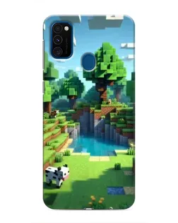 Чехол для Samsung Galaxy M30s (M307) с картинкой «Minecraft летний день»