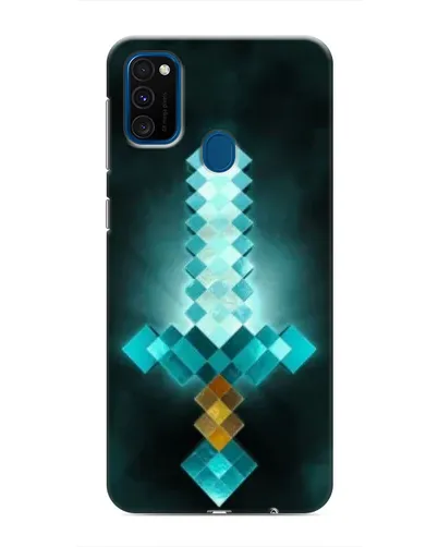 Чехол для Samsung Galaxy M30s (M307) с картинкой «Алмазный меч неон»