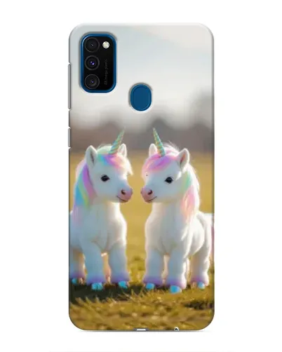 Чехол для Samsung Galaxy M30s (M307) с картинкой «Пара единорогов» Чехол для Samsung Galaxy M30s (M307) с картинкой «Пара единорогов»
