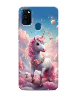 Чехол для Samsung Galaxy M30s (M307) с картинкой «Единорог среди облаков»