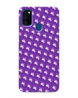 Чехол для Samsung Galaxy M30s (M307) с картинкой «Единороги на фиолетовом»