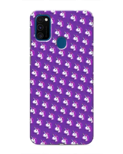 Чехол для Samsung Galaxy M30s (M307) с картинкой «Единороги на фиолетовом» Чехол для Samsung Galaxy M30s (M307) с картинкой «Единороги на фиолетовом»