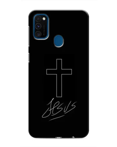 Чехол для Samsung Galaxy M30s (M307) с картинкой «Графический крест Jesus» Чехол для Samsung Galaxy M30s (M307) с картинкой «Графический крест Jesus»