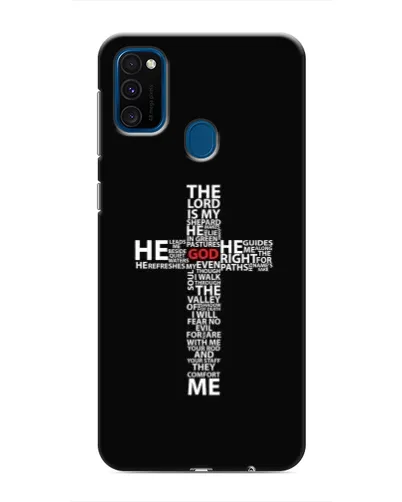 Чехол для Samsung Galaxy M30s (M307) с картинкой «Текстовый крест» Чехол для Samsung Galaxy M30s (M307) с картинкой «Текстовый крест»