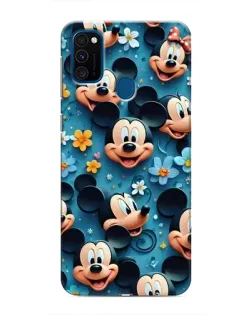 Чехол для Samsung Galaxy M30s (M307) с картинкой «Паттерн Микки и Минни»