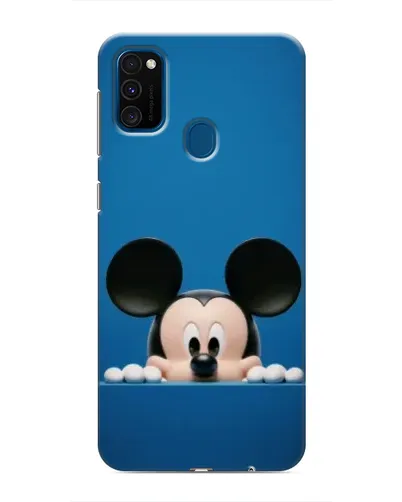 Чехол для Samsung Galaxy M30s (M307) с картинкой «Микки выглядывает»