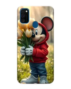 Чехол для Samsung Galaxy M30s (M307) с картинкой «Микки с тюльпанами» Чехол для Samsung Galaxy M30s (M307) с картинкой «Микки с тюльпанами»