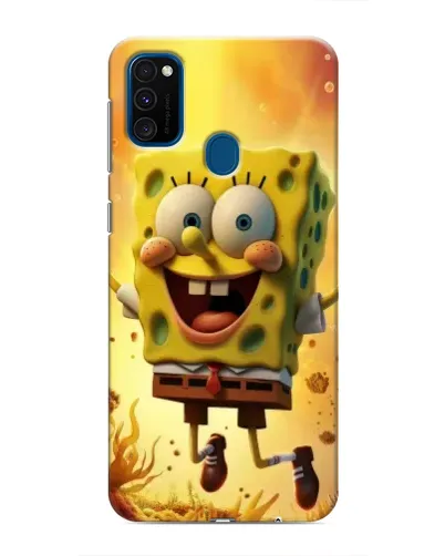Чехол для Samsung Galaxy M30s (M307) с картинкой «Губка Боб прыгает» Чехол для Samsung Galaxy M30s (M307) с картинкой «Губка Боб прыгает»