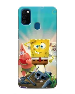 Чехол для Samsung Galaxy M30s (M307) с картинкой «Спанч Боб победитель»