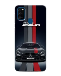 Чехол для Samsung Galaxy M30s (M307) с картинкой «Mercedes — белый карбон»