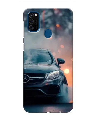 Чехол для Samsung Galaxy M30s (M307) с картинкой «Mercedes — ночной город»