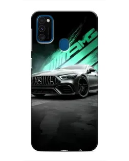 Чехол для Samsung Galaxy M30s (M307) с картинкой «Темный Mercedes AMG»