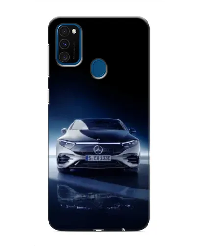 Чехол для Samsung Galaxy M30s (M307) с картинкой «Ночной Mercedes EQ»