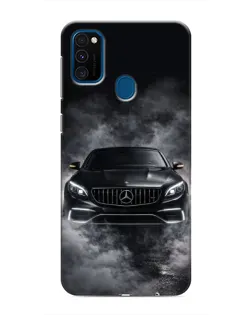 Чехол для Samsung Galaxy M30s (M307) с картинкой «Mercedes в дыму»