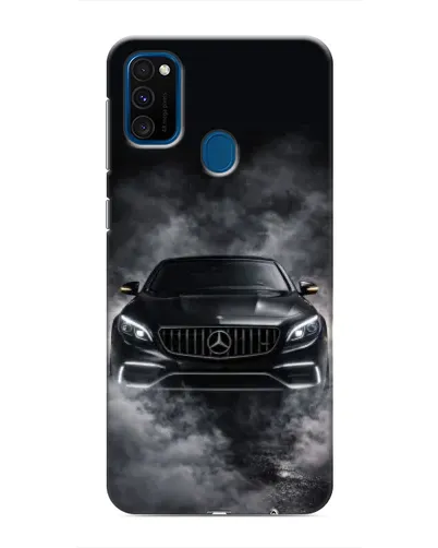 Чехол для Samsung Galaxy M30s (M307) с картинкой «Mercedes в дыму»