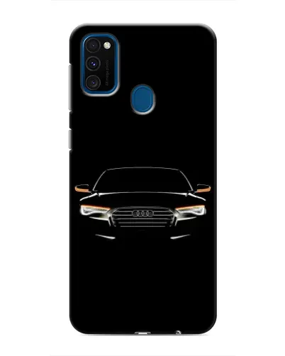 Чехол для Samsung Galaxy M30s (M307) с картинкой «Audi — ночной контур»