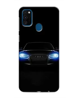 Чехол для Samsung Galaxy M30s (M307) с картинкой «Audi в неоне»