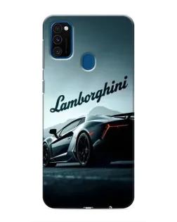 Чехол для Samsung Galaxy M30s (M307) с картинкой «Классическая надпись Lamborghini»