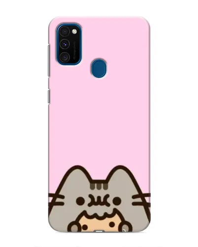 Чехол для Samsung Galaxy M30s (M307) с картинкой «Pusheen и печенье»