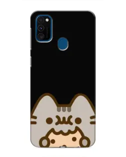 Чехол для Samsung Galaxy M30s (M307) с картинкой «Пушин на черном»