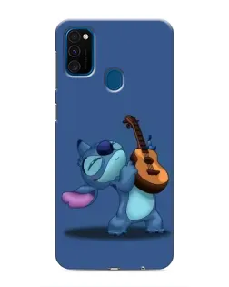 Чехол для Samsung Galaxy M30s (M307) с картинкой «Стич с укулеле»