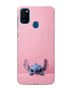Чехол для Samsung Galaxy M30s (M307) с картинкой «Stitch выглядывает»