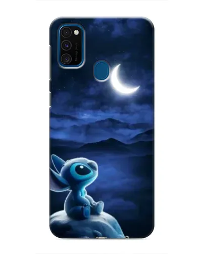 Чехол для Samsung Galaxy M30s (M307) с картинкой «Лунная ночь Стича»