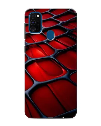 Чехол для Samsung Galaxy M30s (M307) с картинкой «Красная глянцевая сетка» Чехол для Samsung Galaxy M30s (M307) с картинкой «Красная глянцевая сетка»