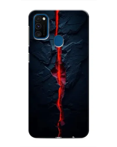 Чехол для Samsung Galaxy M30s (M307) с картинкой «Kрасная лавовая трещина» Чехол для Samsung Galaxy M30s (M307) с картинкой «Kрасная лавовая трещина»