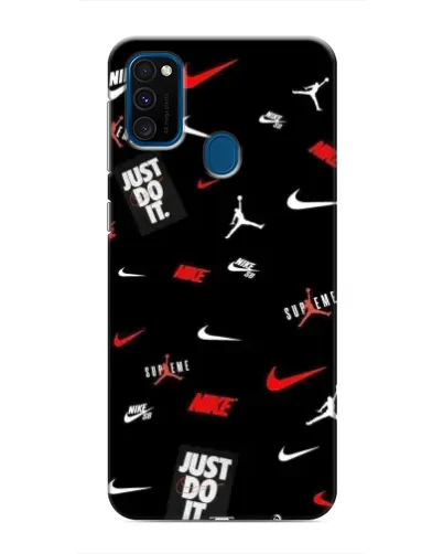 Чохол для Samsung Galaxy M31 з картинкою «Nike Mix Pattern»