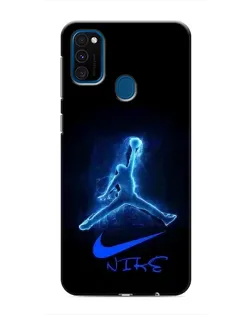 Чохол для Samsung Galaxy M31 з картинкою «Jordan Neon Blue» Чохол для Samsung Galaxy M31 з картинкою «Jordan Neon Blue»
