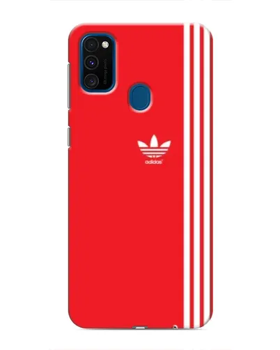 Чехол для Samsung Galaxy M31 с картинкой «Красный минимализм Adidas» Чехол для Samsung Galaxy M31 с картинкой «Красный минимализм Adidas»