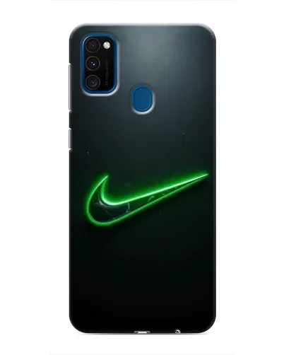 Чохол для Samsung Galaxy M31 з картинкою «Неоновий контур Nike»