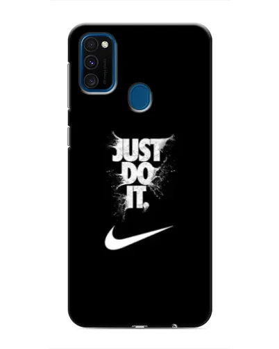 Чохол для Samsung Galaxy M31 з картинкою «Текстовий принт Nike»