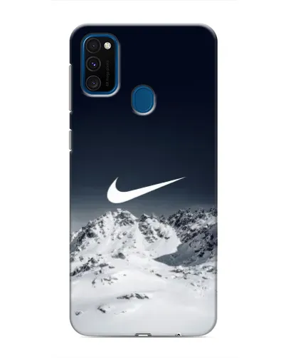 Чохол для Samsung Galaxy M31 з картинкою «Nike — зимові гори»