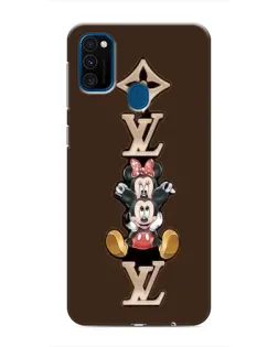 Чохол для Samsung Galaxy M31 з картинкою «LV та Міккі Маус»