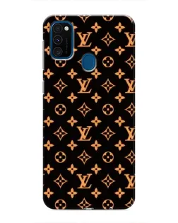 Чохол для Samsung Galaxy M31 з картинкою «Золота монограма LV»