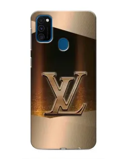 Чохол для Samsung Galaxy M31 з картинкою «LV — золоте сяйво»