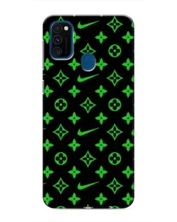 Чохол для Samsung Galaxy M31 з картинкою «Неоновий принт LV»