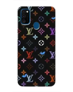 Чохол для Samsung Galaxy M31 з картинкою «Кольорова монограма LV»