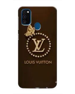 Чохол для Samsung Galaxy M31 з картинкою «LV — золота печатка»