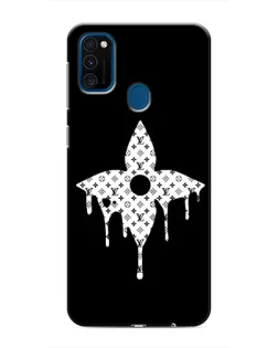 Чохол для Samsung Galaxy M31 з картинкою «Квіткова монограма»