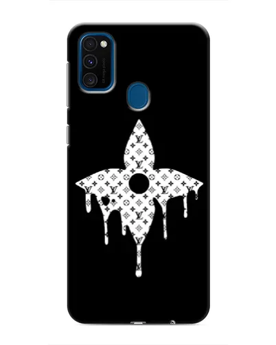 Чохол для Samsung Galaxy M31 з картинкою «Квіткова монограма»