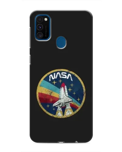 Чохол для Samsung Galaxy M31 з картинкою «NASA — емблема місії»