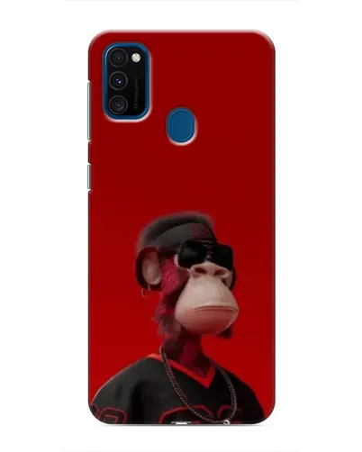 Чохол для Samsung Galaxy M31 з картинкою «Bored Ape в червоному» Чохол для Samsung Galaxy M31 з картинкою «Bored Ape в червоному»